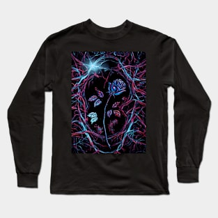 Blue Rose Long Sleeve T-Shirt